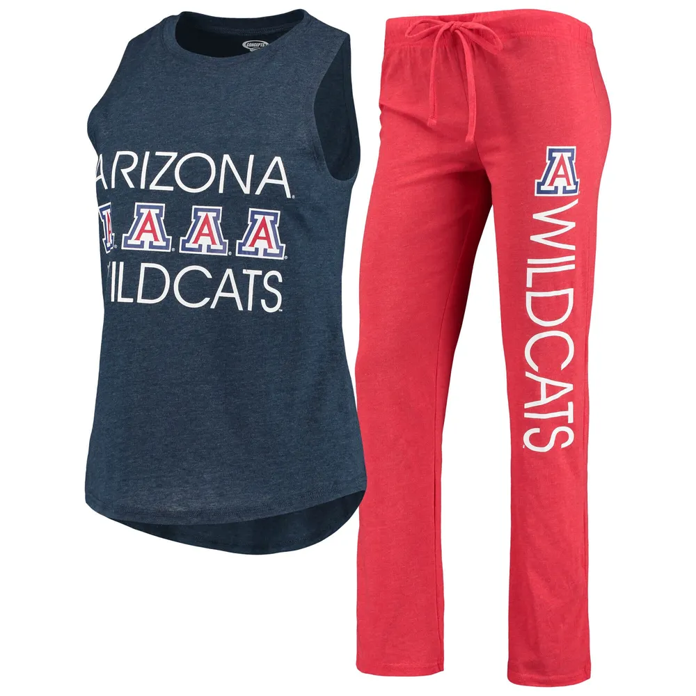 Women's Concepts Sport Black/Cardinal Arizona Cardinals Arctic T-Shirt & Flannel  Pants Sleep Set