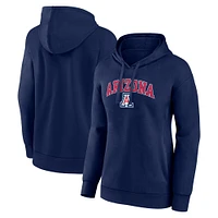 Women's Fanatics Navy Arizona Wildcats Campus Pullover Hoodie