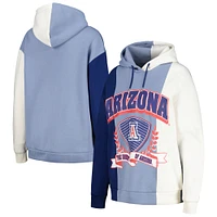 Sweat à capuche color block Gameday Couture pour femmes, bleu marine, Arizona Wildcats Hall of Fame