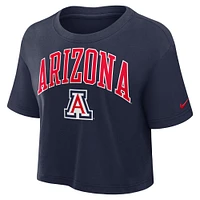 T-shirt court Nike bleu marine Arizona Wildcats Athletic Prep Arch Performance pour femme