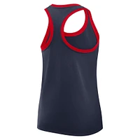 Débardeur Nike bleu marine Arizona Wildcats Primetime Racerback Tri-Blend pour femme