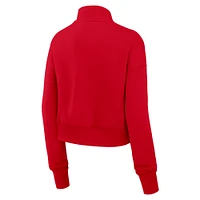 Women's Nike Red Arizona Wildcats Legacy Elevated Logo Half-Zip Sweatshirt