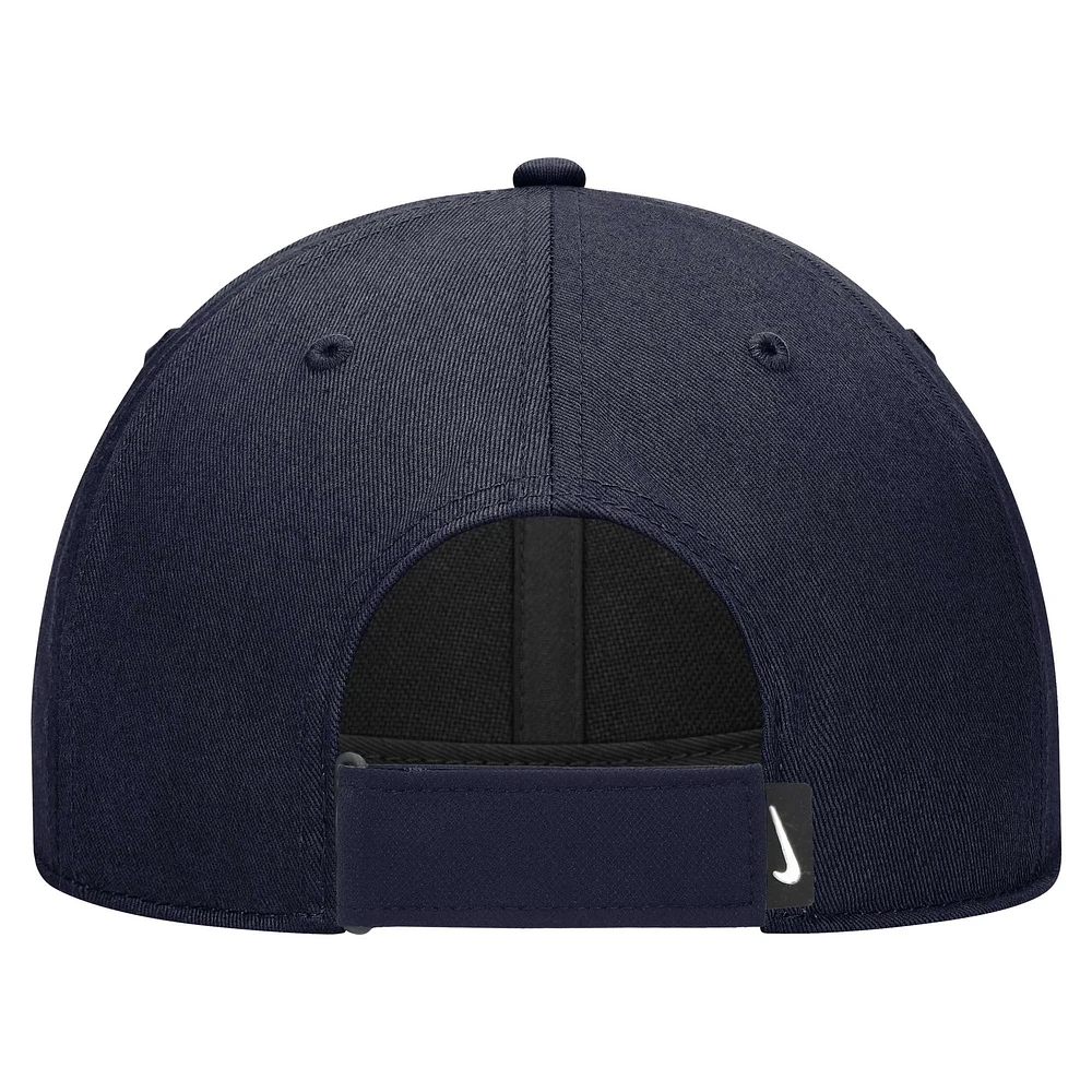 Casquette réglable Nike bleu marine Arizona Wildcats 2024 Sideline Club