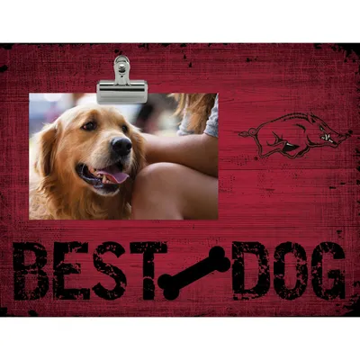 Arkansas Razorbacks 10.5" x 8" Best Dog Clip Photo Frame