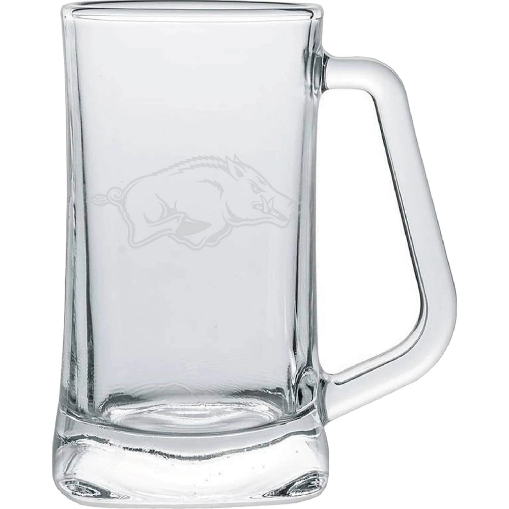 Razorbacks de l'Arkansas 15 oz. Chope en verre givré