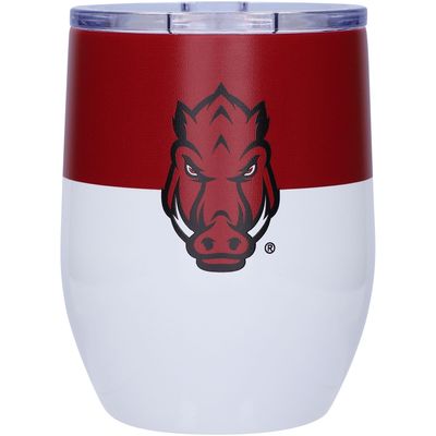 Arkansas Razorbacks 16oz. Colorblock Stainless Steel Curved Tumbler