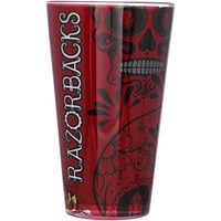 Arkansas Razorbacks 16oz. Verre à pinte Team Dia de los Muertos