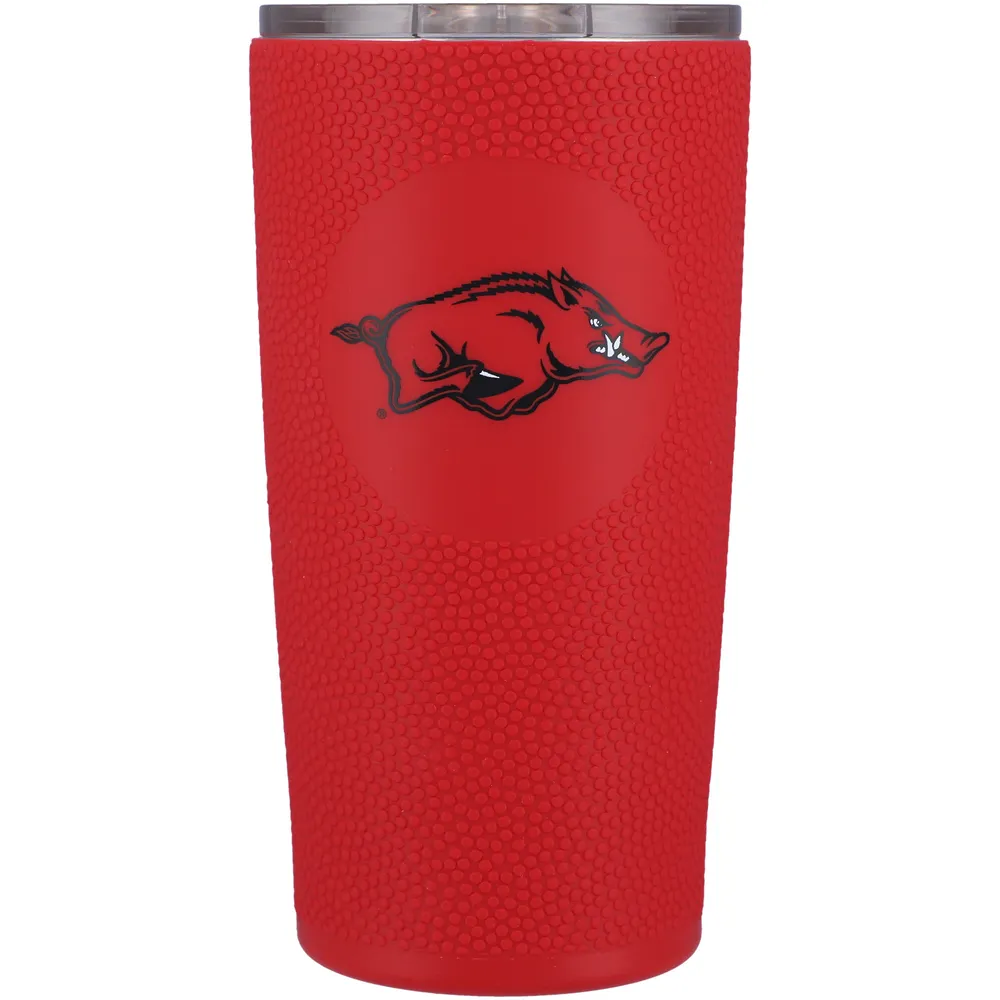 Razorbacks de l'Arkansas 20 oz. Acier inoxydable avec gobelet en silicone