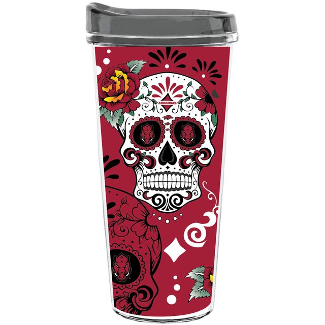 Razorbacks de l'Arkansas 22 oz. Gobelet Día de los Muertos