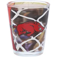 Razorbacks de l'Arkansas 2 oz. Verre à liqueur de collection de basket-ball