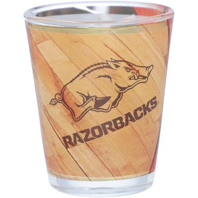 Razorbacks de l'Arkansas 2 oz. Verre à liqueur de collection de basket-ball