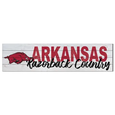 Arkansas Razorbacks 40'' x 10'' Logo Sign