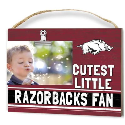 Arkansas Razorbacks 8'' x 10'' Cutest Little Team Logo Clip Photo Frame