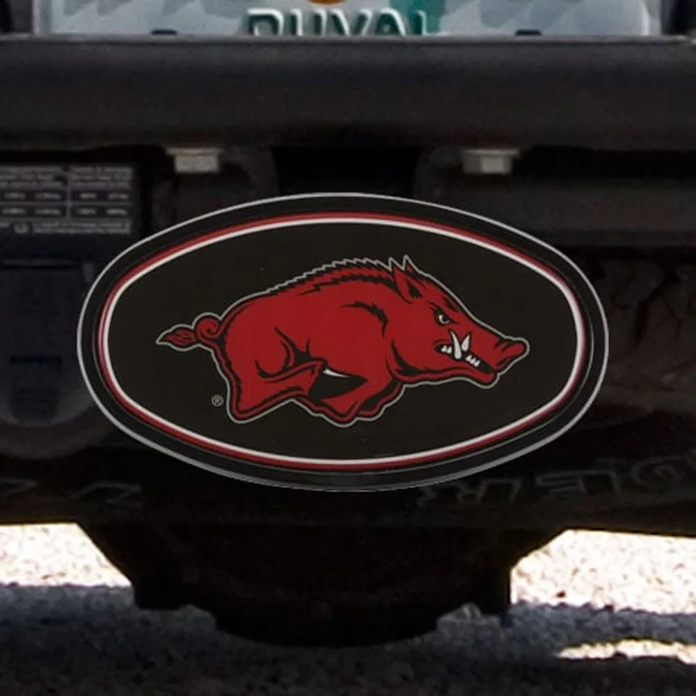 Arkansas Razorbacks Couvercle d'attelage en plastique avec logo bombé