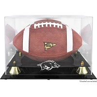 Vitrine de football de l'équipe Golden Classic des Razorbacks de l'Arkansas avec dos miroir