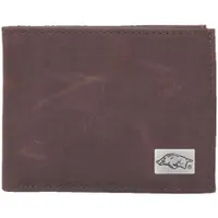 Arkansas Razorbacks Leather Billfold with Concho