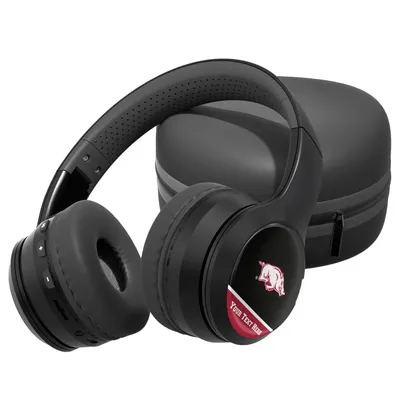 Arkansas Razorbacks Personalized Wireless Bluetooth Headphones & Case