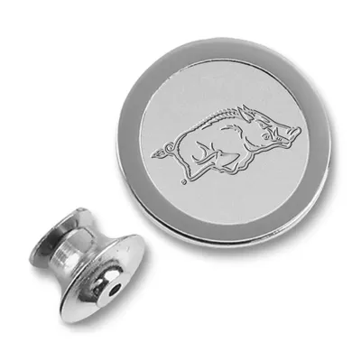 Arkansas Razorbacks Silver Lapel Pin