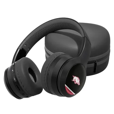 Arkansas Razorbacks Stripe Design Wireless Bluetooth Headphones With Case