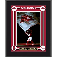 Arkansas Razorbacks Tusk 10.5" x 13" Sublimated Mascot Plaque