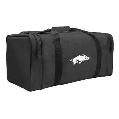 Arkansas Razorbacks Gear Pack Square Duffel Bag - Black