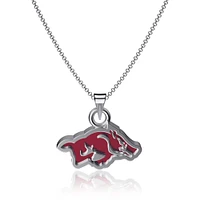 Dayna Designs Arkansas Razorbacks Collier avec petit pendentif en émail