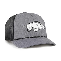 Men's '47  Gray Arkansas Razorbacks Carbon Rope Adjustable Hat