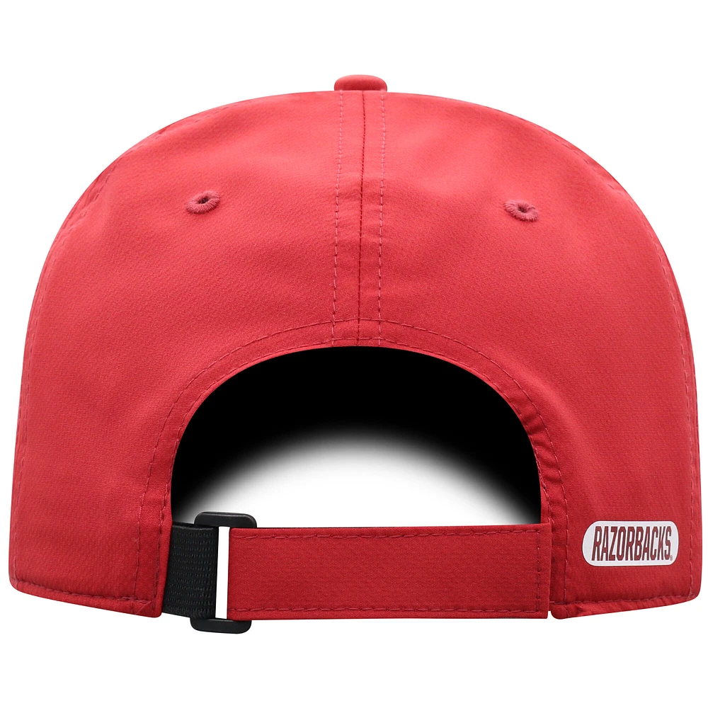 Men's Top of the World  Cardinal Arkansas Razorbacks Victory Trainer Adjustable Hat