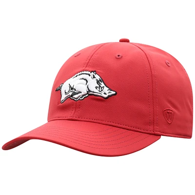 Men's Top of the World  Cardinal Arkansas Razorbacks Victory Trainer Adjustable Hat
