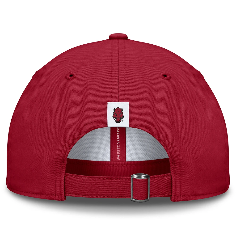 Men's Top of the World  White Arkansas Razorbacks Weston Adjustable Hat
