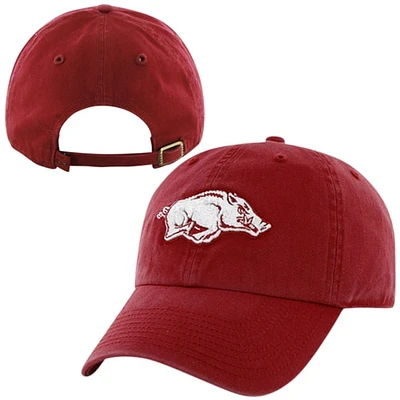Men's '47 Cardinal Arkansas Razorbacks Vintage Clean Up Adjustable Hat