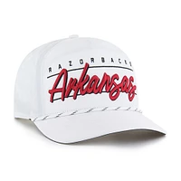 Men's '47 White Arkansas Razorbacks Condor Hitch brrr° Adjustable Hat
