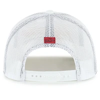 Men's '47 White Arkansas Razorbacks Garner Rope Trucker Adjustable Hat