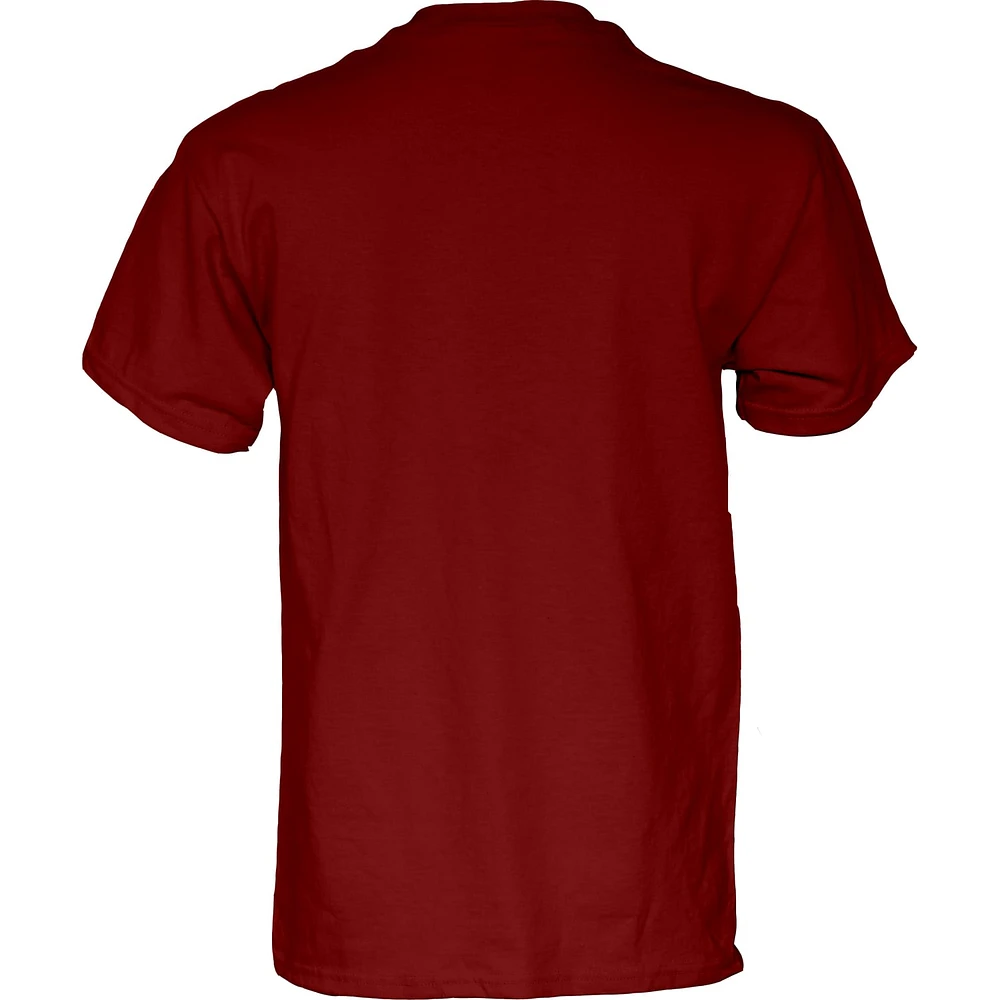 T-shirt bleu pour homme 84 Cardinal Arkansas Razorbacks 2023 SEC Champions d'athlétisme en salle femme