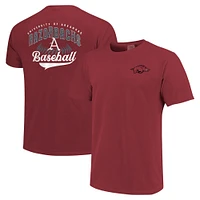 T-shirt de baseball aux couleurs confortables des Cardinals l'Arkansas Razorbacks pour hommes