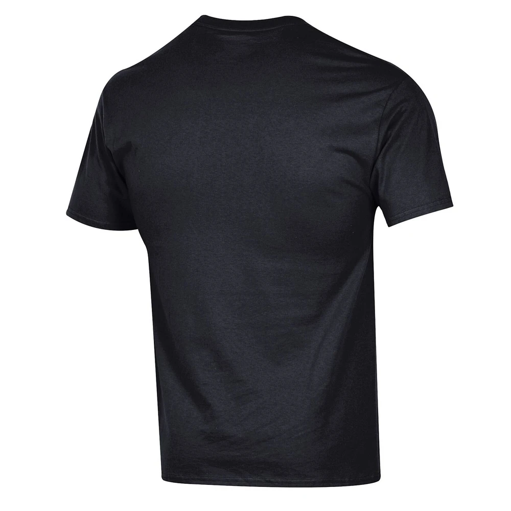 Men's Champion  Black Arkansas Razorbacks Basic Arch T-Shirt