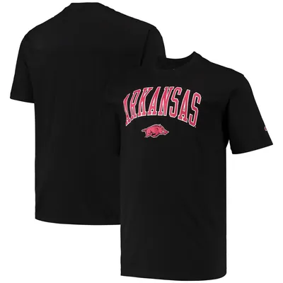 Arkansas Razorbacks Champion Big & Tall Arch Over Wordmark T-Shirt - Black