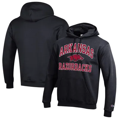 Sweat à capuche Champion Arkansas Razorbacks High Motor pour homme, noir