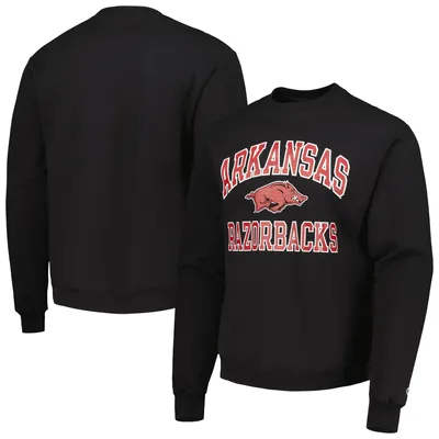 Sweat à capuche Champion Arkansas Razorbacks High Motor pour homme, noir