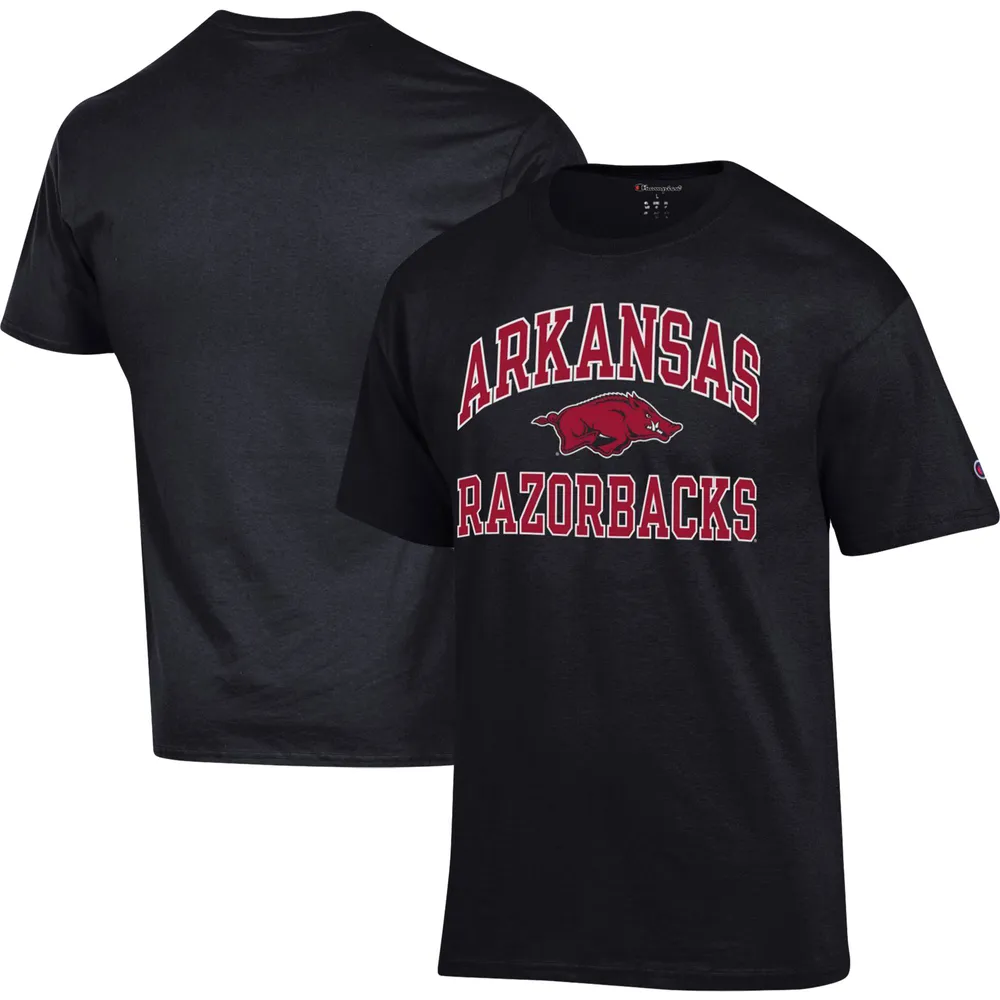 Arkansas Razorback Short Sleeve Jersey Tee By Champion - The