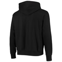 Men's Champion Black Arkansas Razorbacks Vault Logo Reverse Weave Pullover Hoodie