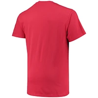Men's Champion Cardinal Arkansas Razorbacks Big & Tall Arch Over Wordmark T-Shirt