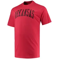 Champion pour hommes Cardinal Arkansas Razorbacks Tailles Big & Tall Arch Team Logo T-shirt