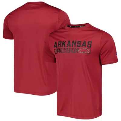 Arkansas Razorbacks Champion Impact Knockout T-Shirt - Cardinal