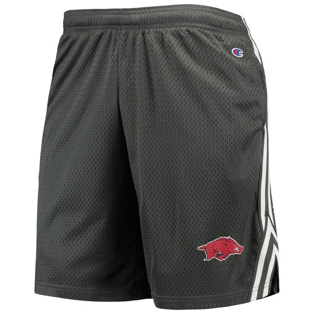 Short de crosse Team Arkansas Razorbacks Champion gris pour hommes