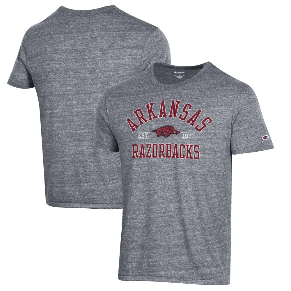 Arkansas Razorback Short Sleeve Jersey Tee By Champion - The