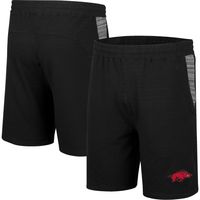 Men's Colosseum Black Arkansas Razorbacks Wild Party Shorts