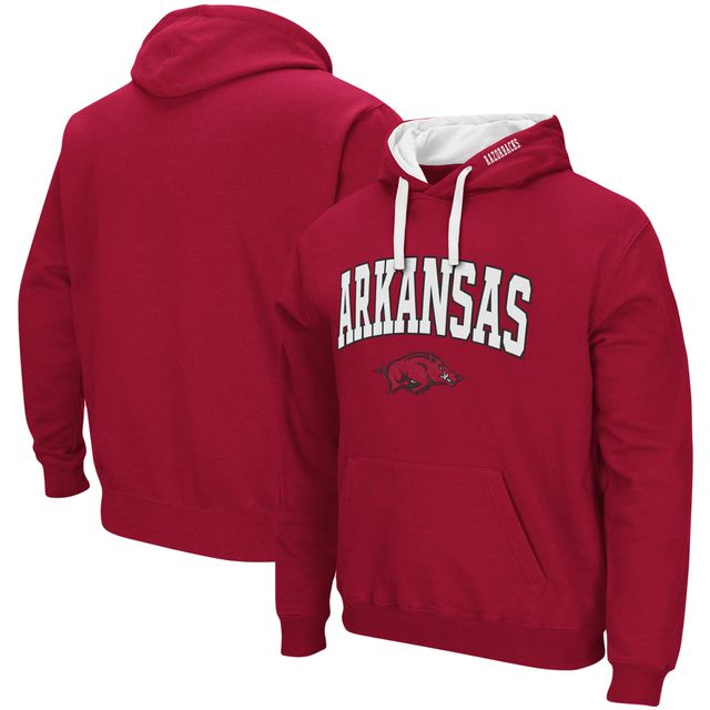 Sweat à capuche Colosseum Cardinal Arkansas Razorbacks Big & Tall Arch Logo 2.0 pour homme