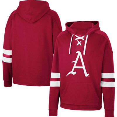 Lids Louisville Cardinals Colosseum Lace-Up 4.0 Pullover Hoodie - Black