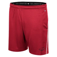 Men's Colosseum Cardinal Arkansas Razorbacks Laws of Physics Shorts